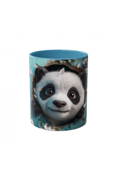 3D Sevimli Panda Tasarımlı Kupa