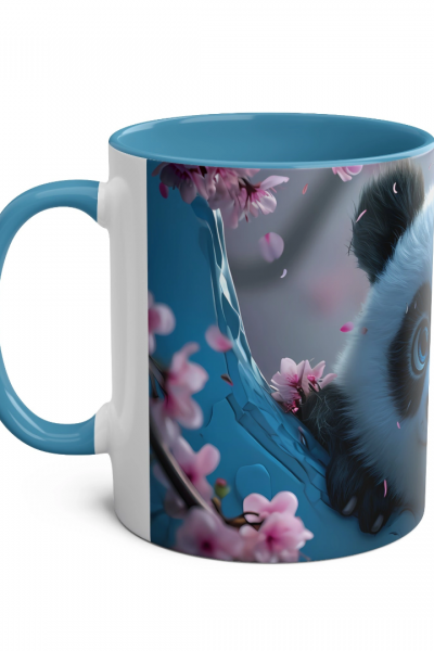 3D Sevimli Panda Tasarımlı Kupa