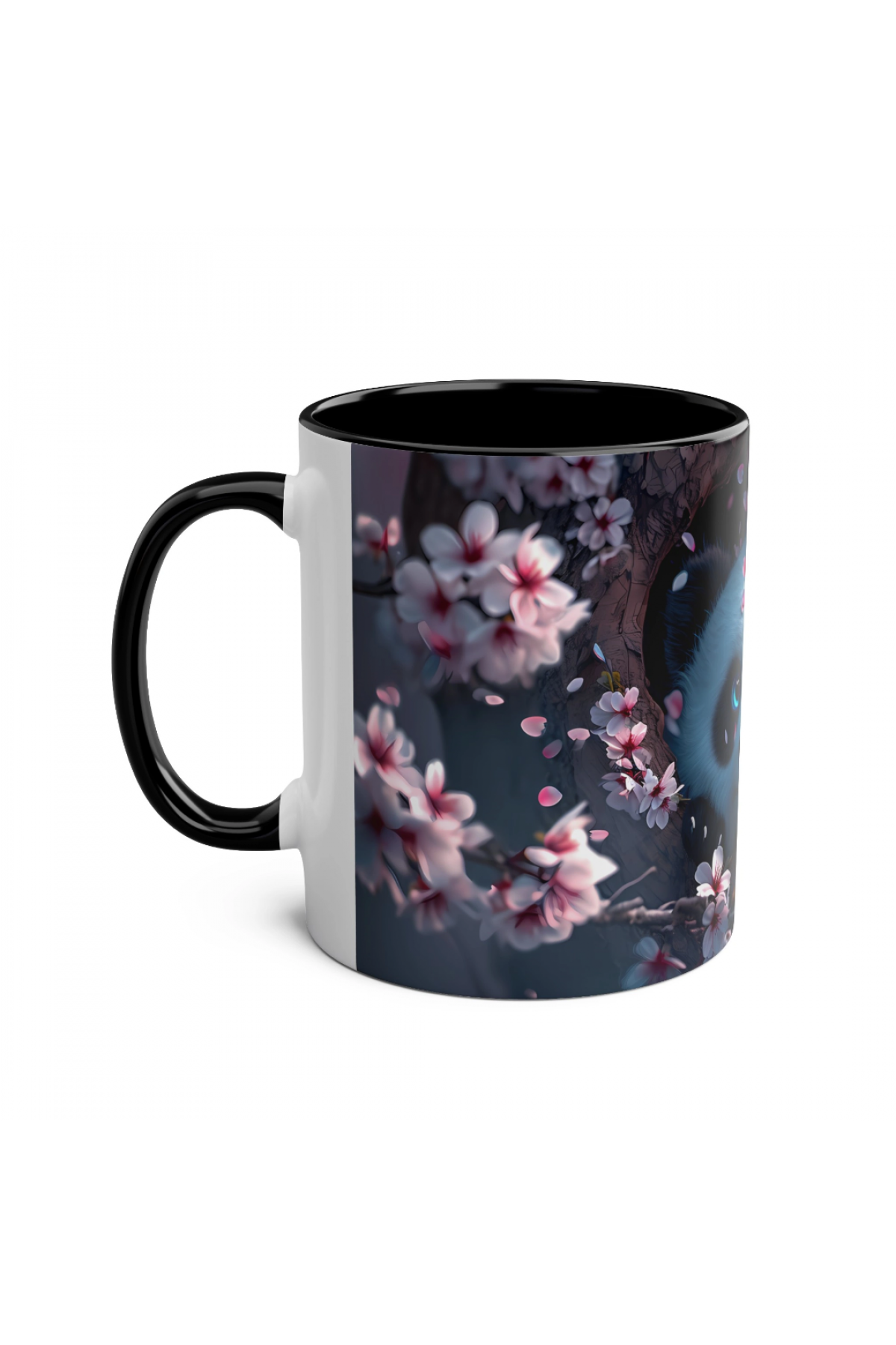 3D Sevimli Panda Tasarımlı Kupa – Özel Çizim Porselen Kupa