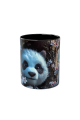 3D Sevimli Panda Tasarımlı Kupa – Özel Çizim Porselen Kupa