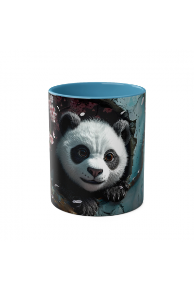 3D Sevimli Panda Tasarımlı Kupa