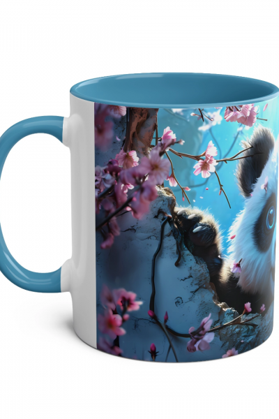 3D Sevimli Panda Tasarımlı Kupa