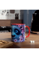 3D Sevimli Panda Tasarımlı Kupa – Özel Çizim Porselen Kupa