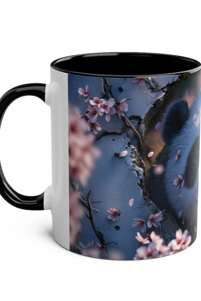 3D Sevimli Panda Tasarımlı Kupa