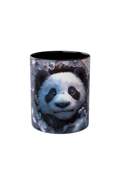 3D Sevimli Panda Tasarımlı Kupa