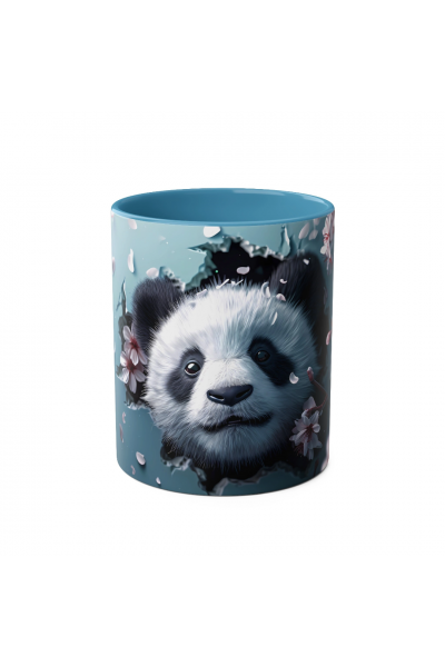 3D Sevimli Panda Tasarımlı Kupa