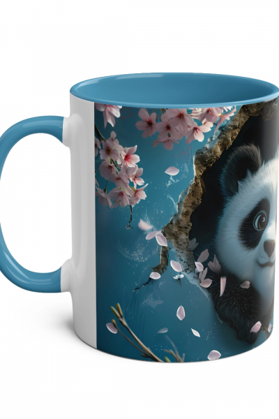3D Sevimli Panda Tasarımlı Kupa