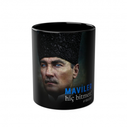 Atatürk İmzalı Özel Tasarım Porselen Kupa – Zarafet ve Anlam Bir Arada