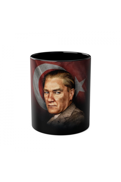 Atatürk İmzalı Özel Tasarım Porselen Kupa – Zarafet ve Anlam Bir Arada
