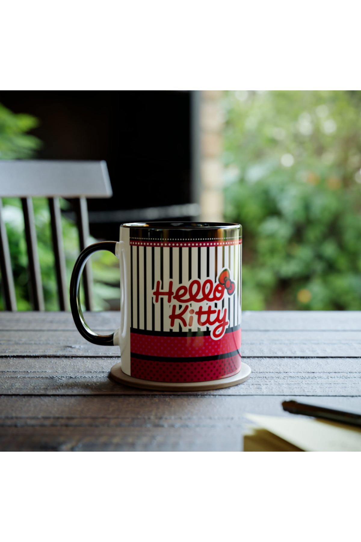 Hello Kitty temalı özel tasarım kupa bardak