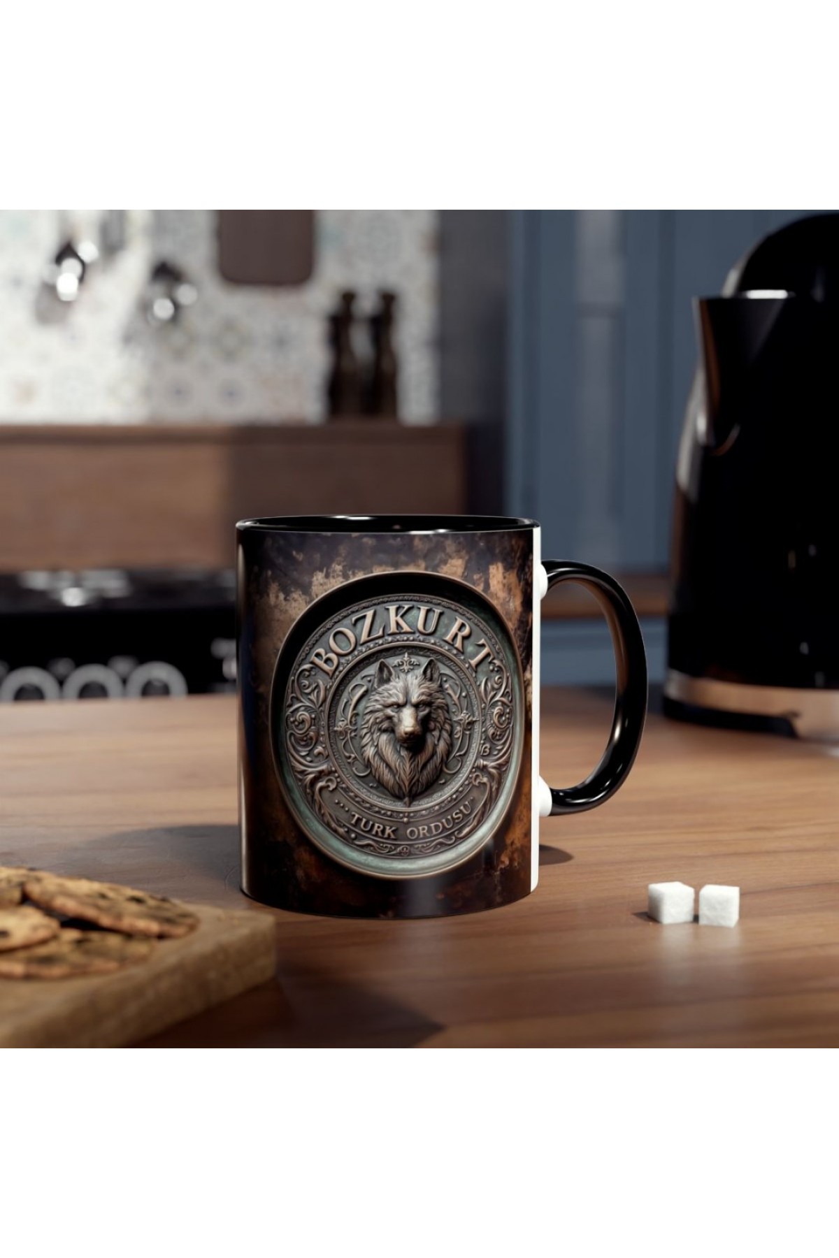 bozkurt armali turk ordusu temali ozel tasarim kupa