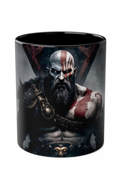 Savaşçı Tanrı Figürlü Karanlık Özel Tasarım Kupa