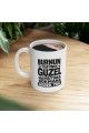 Burnun yüzünde güzel hayatıma sokmana gerek yok baskılı komik kupa eğlenceli söz tasarımlı kahve kupası