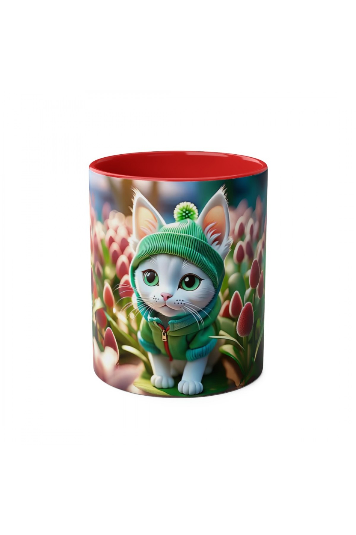 laleli kedi kupasi lale kedi kupasi sevimli yavru kedi kupasi kedili kupa