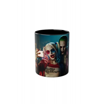 Joker ve Harley Temalı Baskılı Kupa Bardak