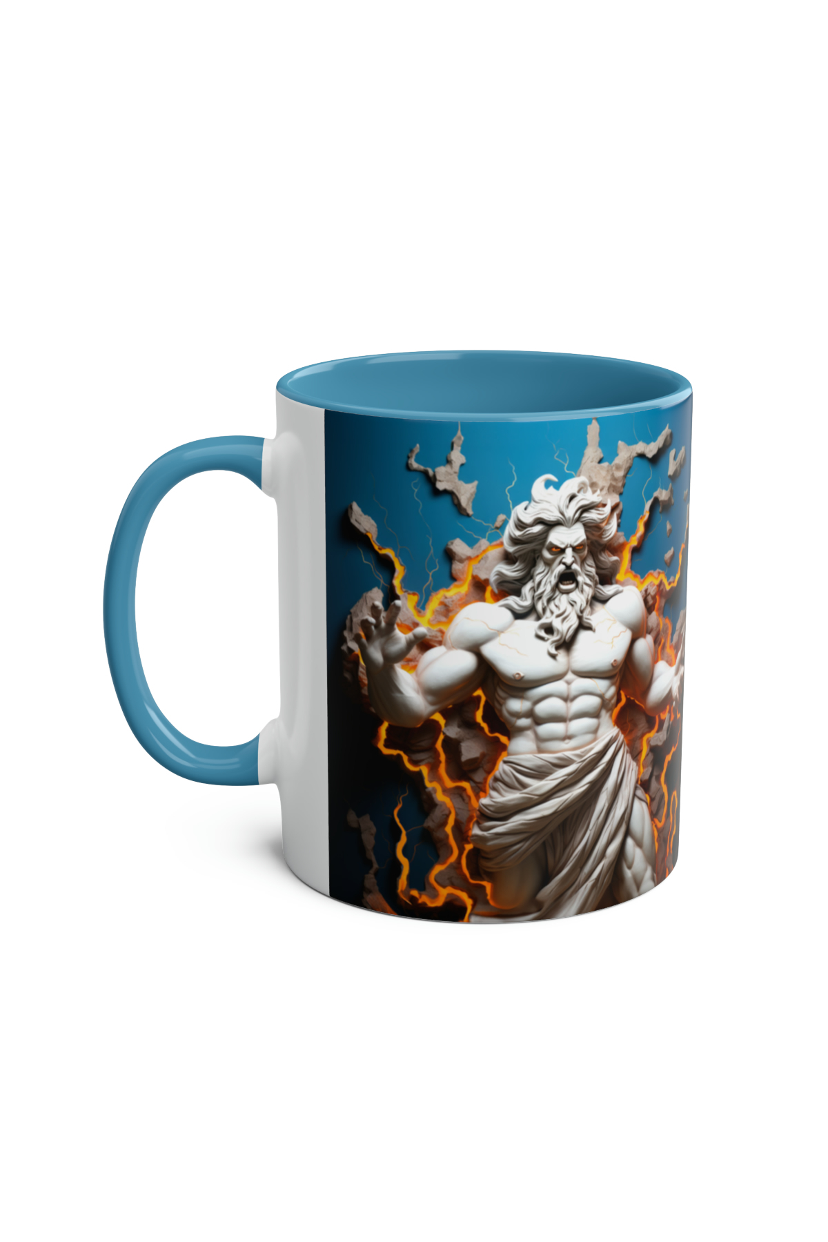 Zeus Desenli Baskılı Kupa özel tasarım kupa