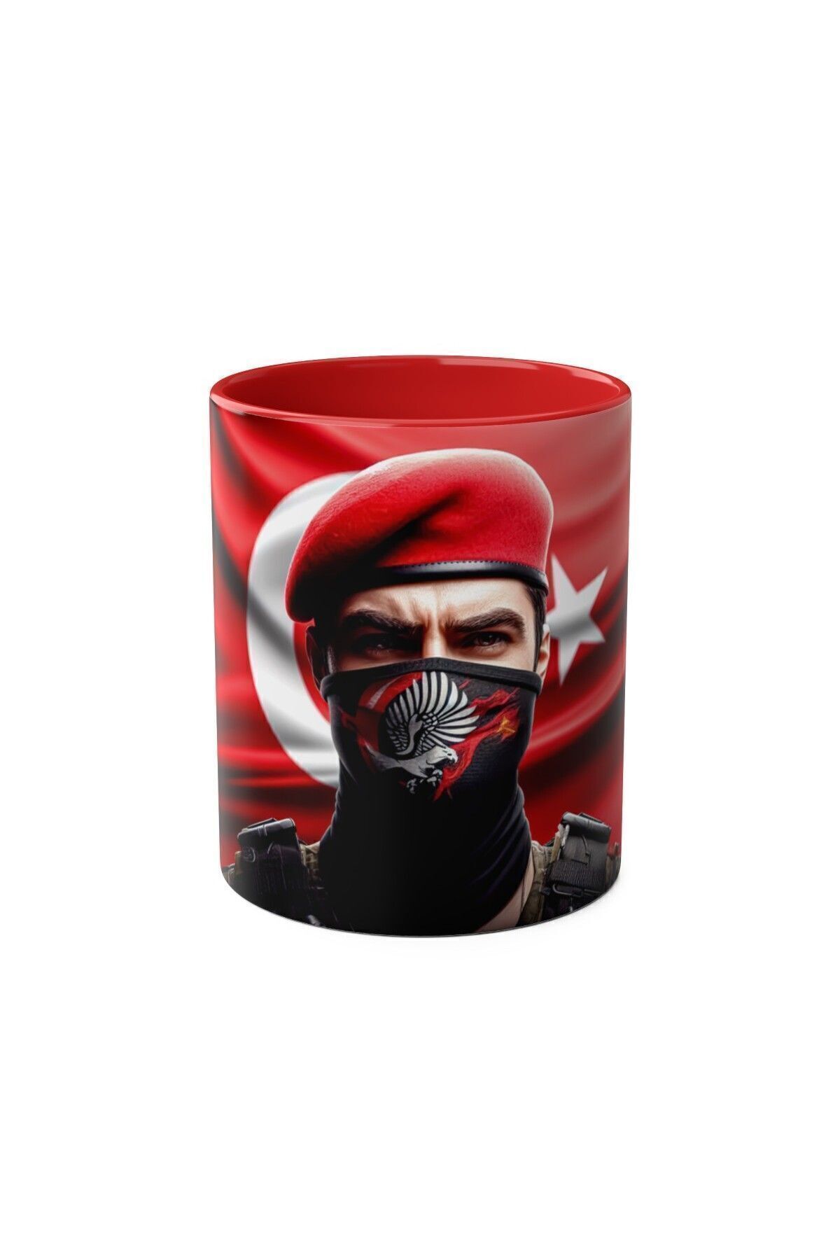 Bordo Bereliler Baskılı Kupa özel tasarım kupa