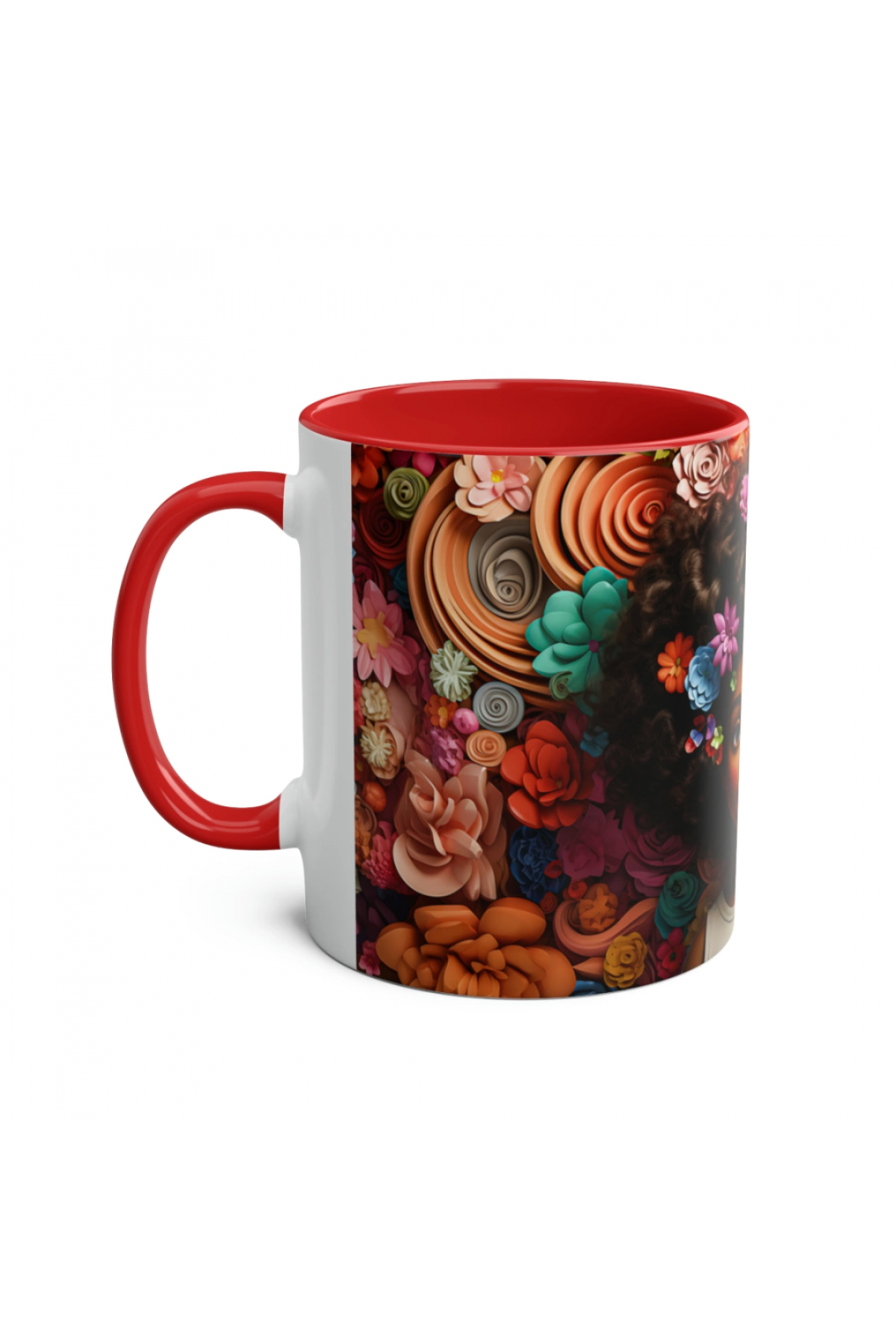 3D Afro Little Girl Kupa