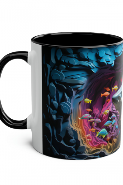 3D Köpekbalığı Kupa