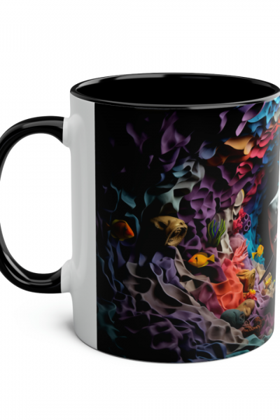 3D Köpekbalığı Kupa