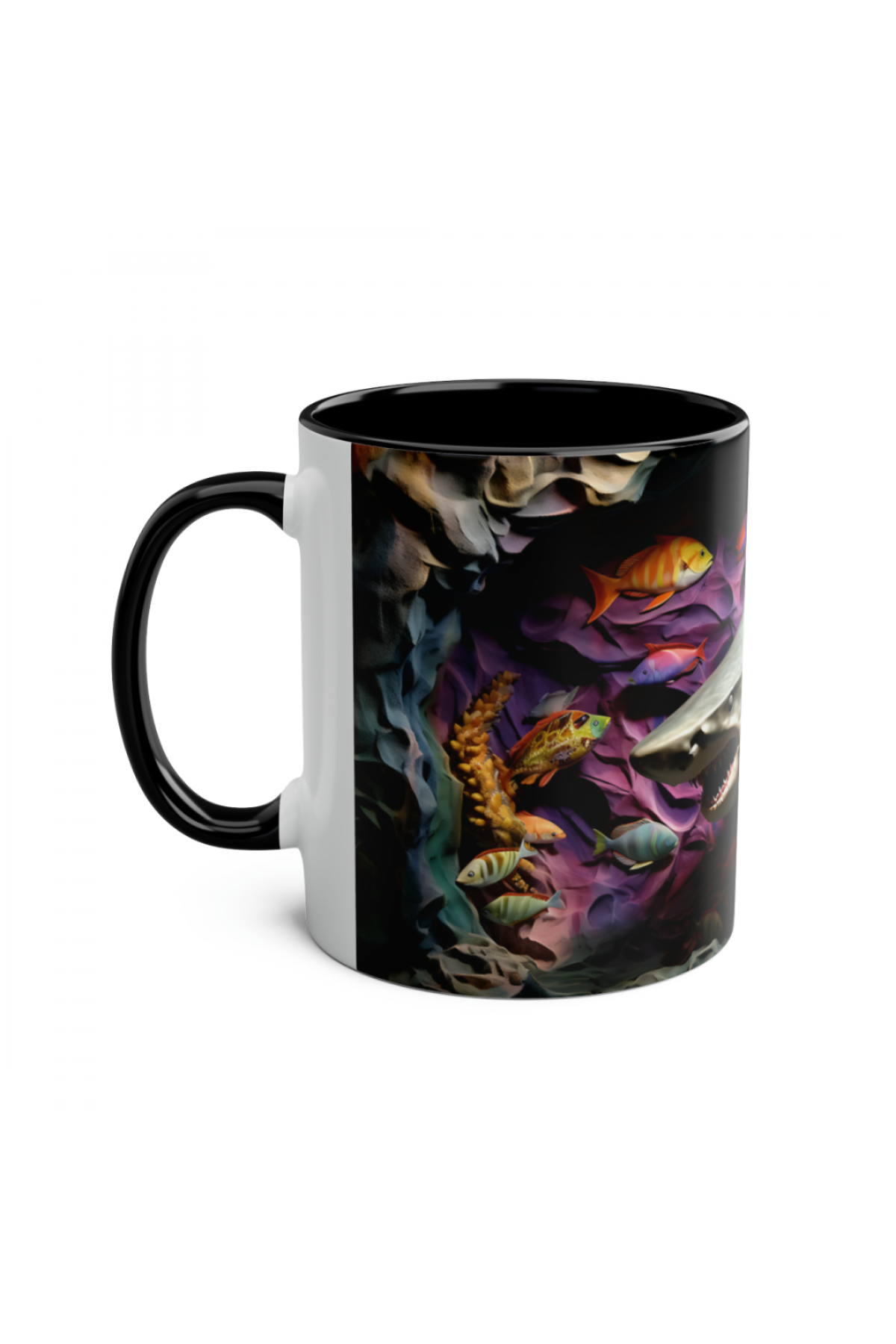 3D Köpekbalığı Kupa - Özel Tasarım