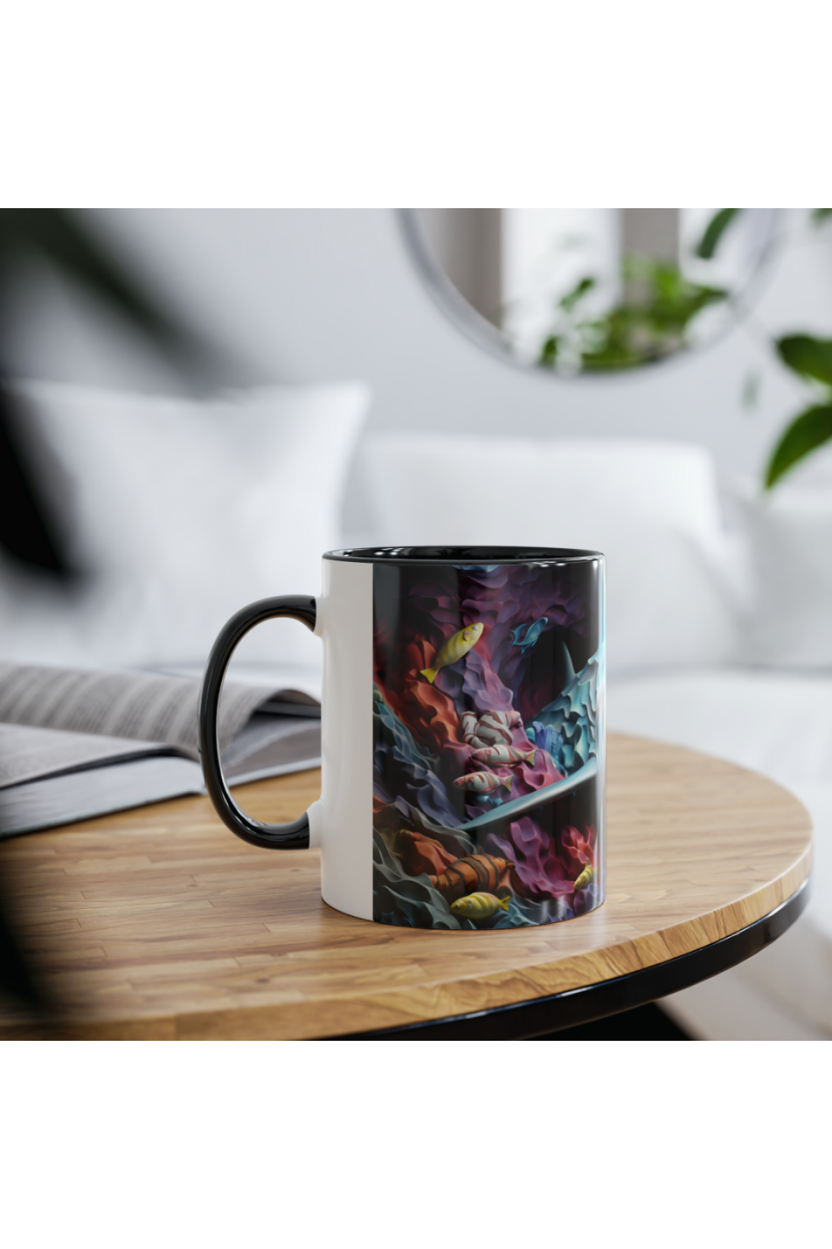 3D Köpekbalığı Kupa - Özel Tasarım