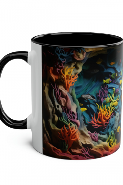 3D Köpekbalığı Kupa