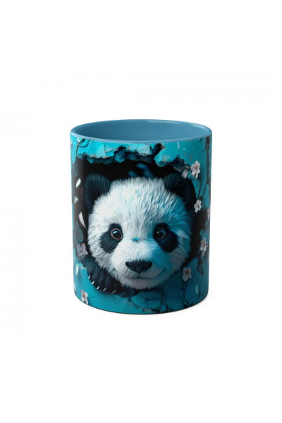 3D Sevimli Panda Tasarımlı Kupa