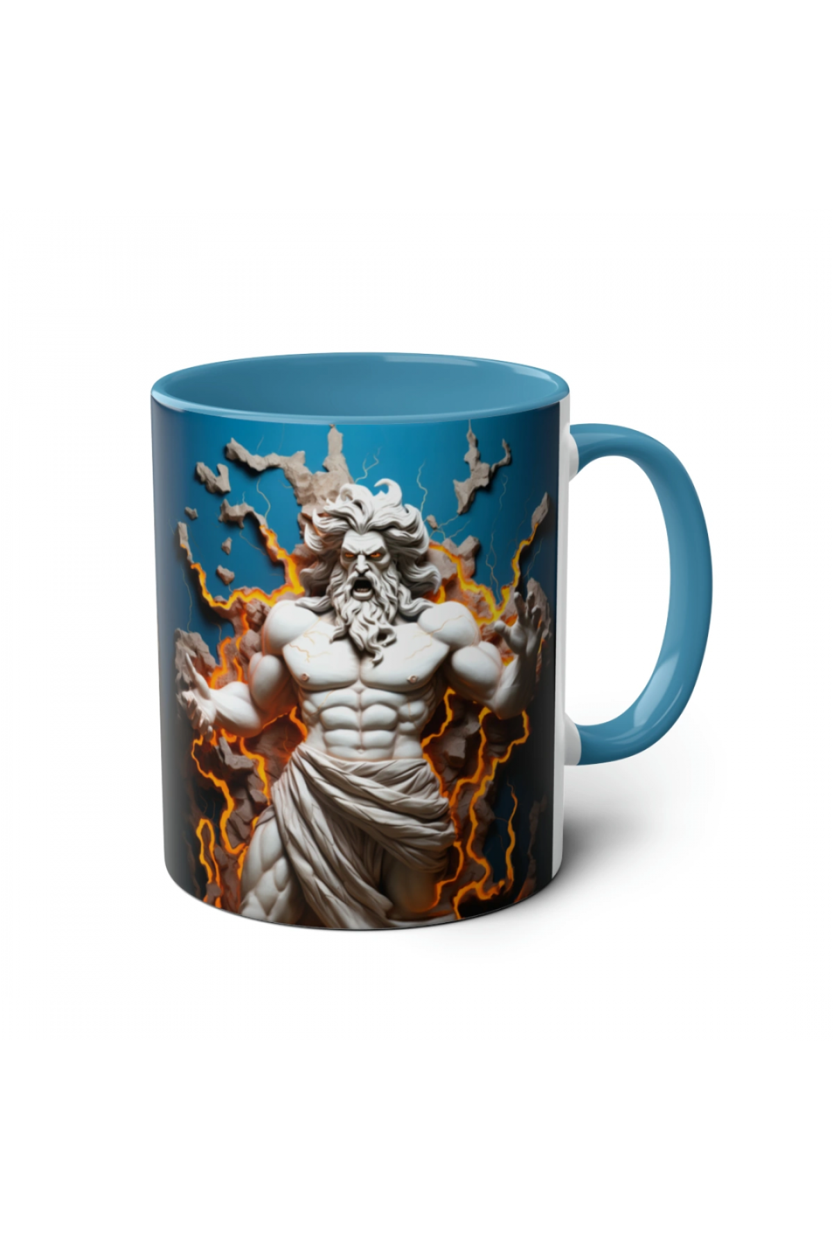 3D Zeus Tasarımlı Mitolojik Kupa