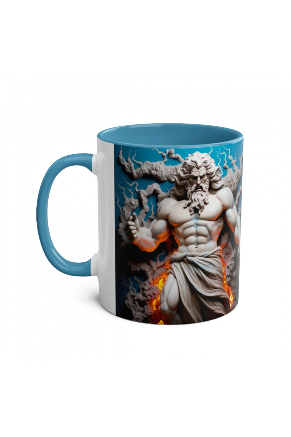 3D Zeus Tasarımlı Mitolojik Kupa