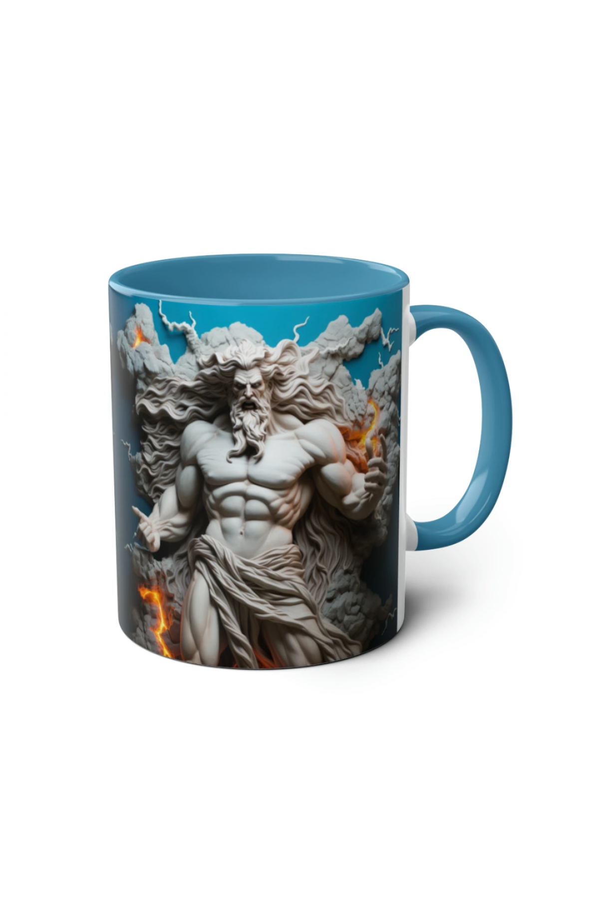 3D Zeus Tasarımlı Mitolojik Kupa