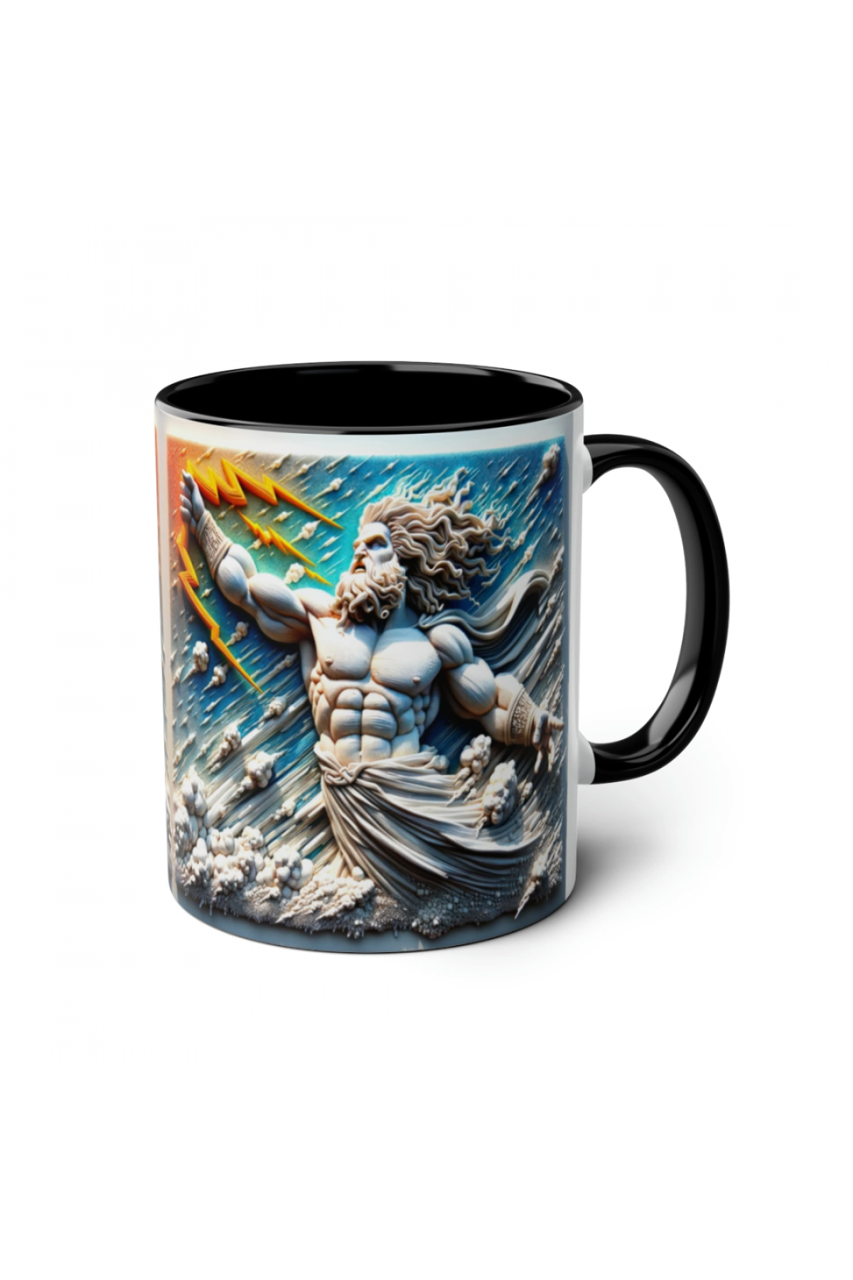 3D Zeus Tasarımlı Mitolojik Kupa