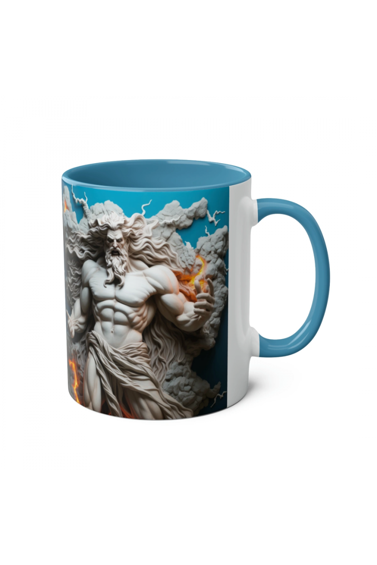 3D Zeus Tasarımlı Mitolojik Kupa