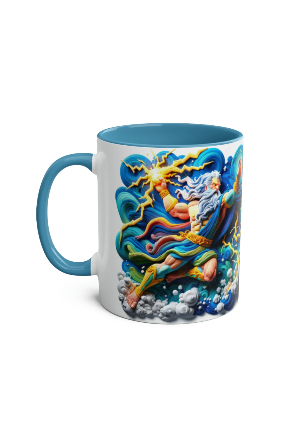 3D Zeus Tasarımlı Mitolojik Kupa