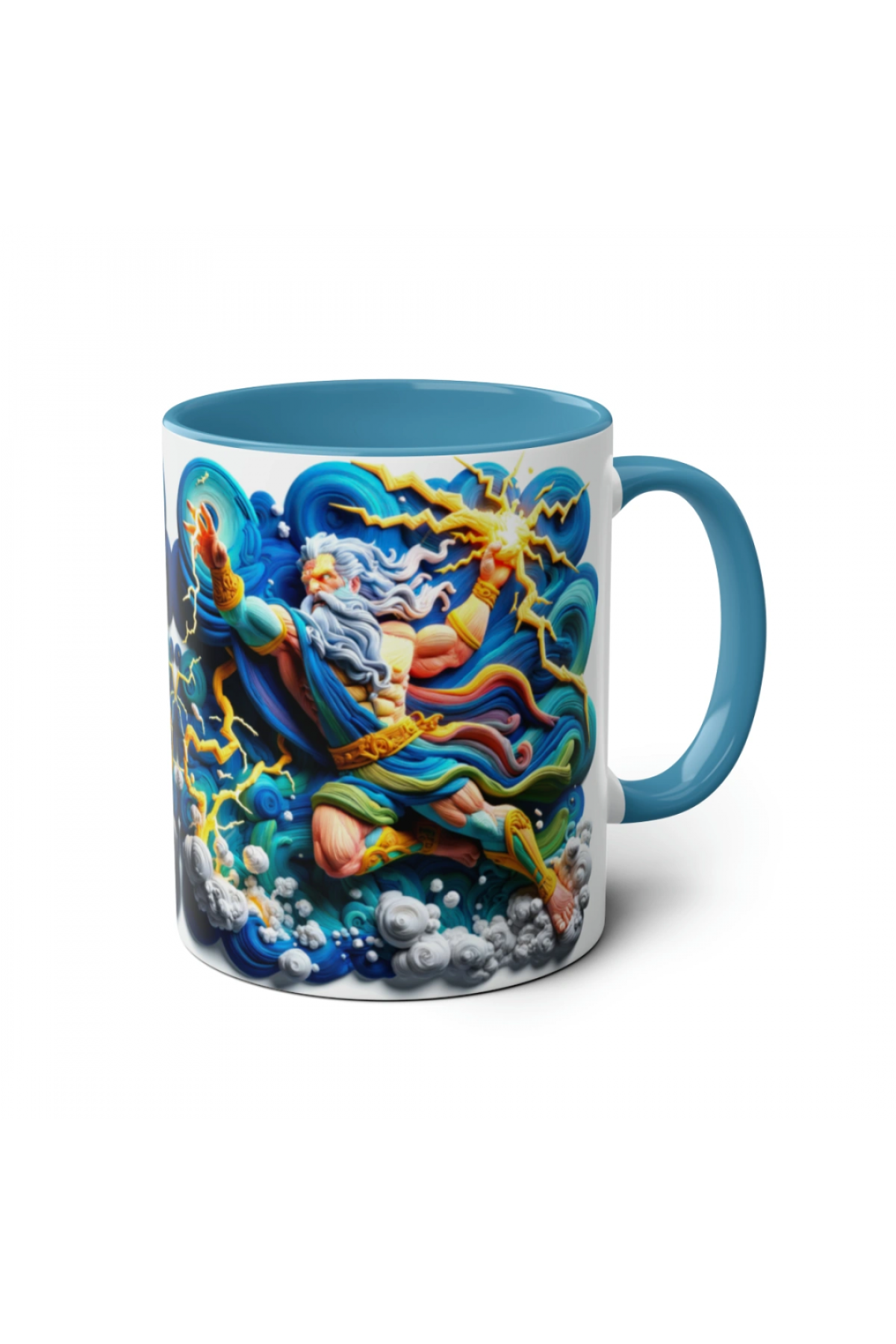 3D Zeus Tasarımlı Mitolojik Kupa