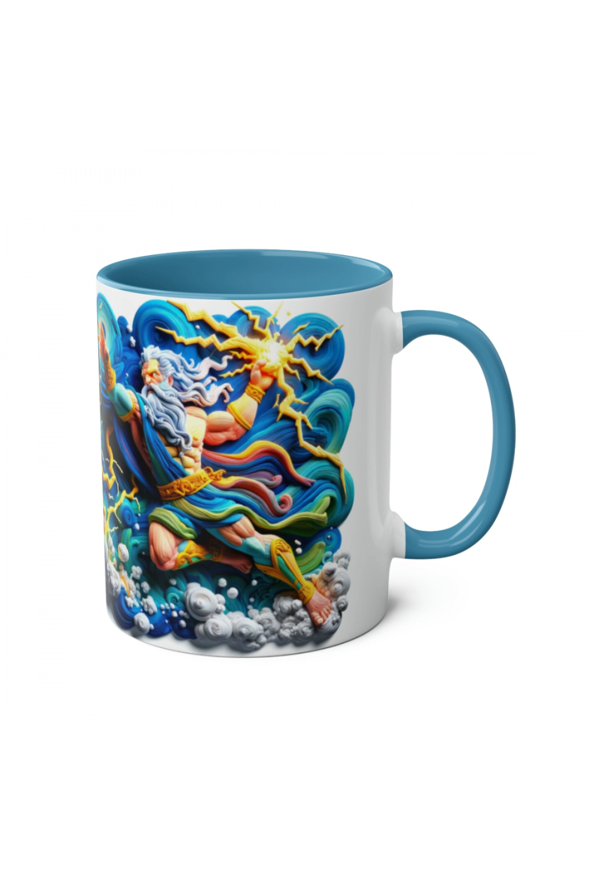 3D Zeus Tasarımlı Mitolojik Kupa