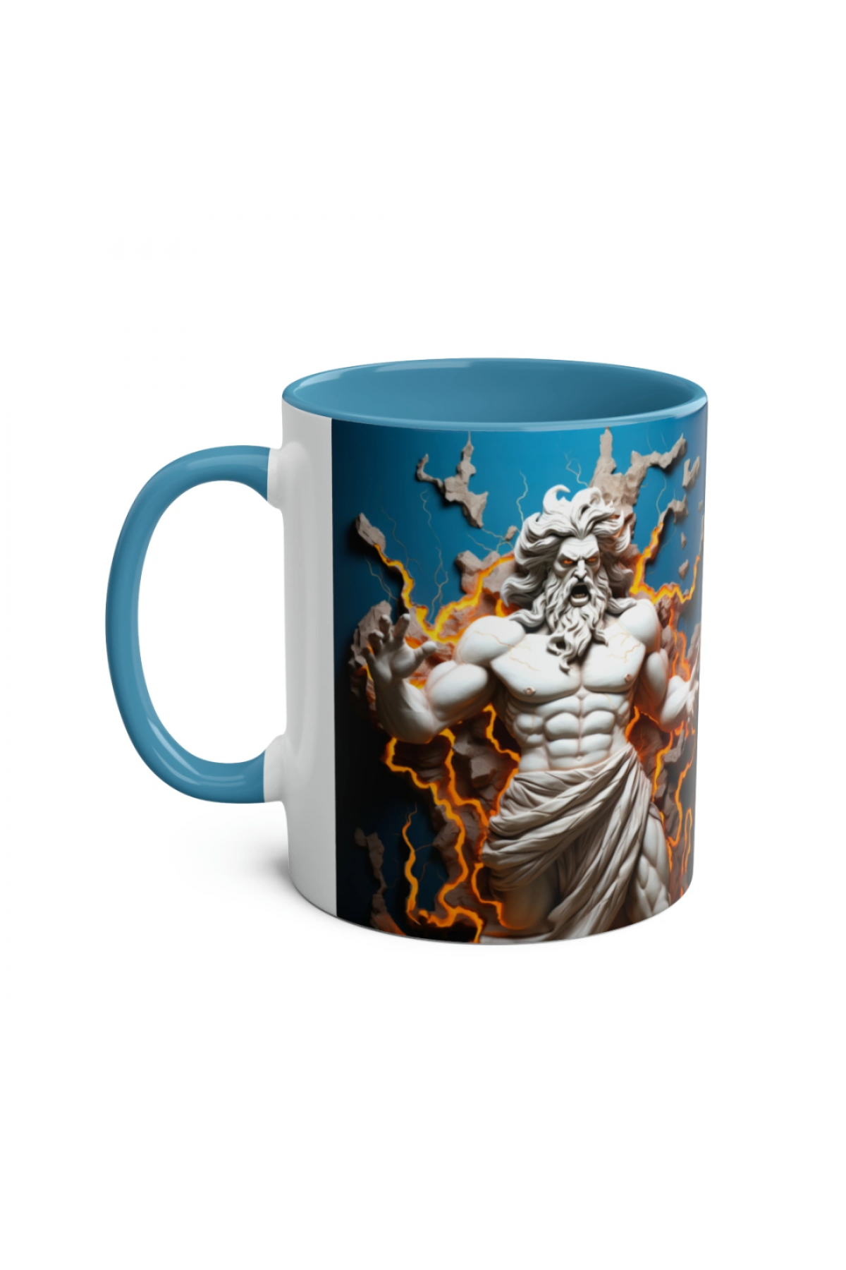 3D Zeus Tasarımlı Mitolojik Kupa