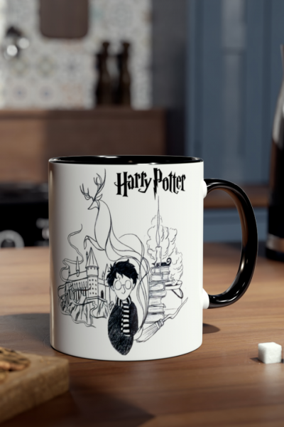 Harry Potter ve Hogwarts Temalı Özel Tasarım Kupa