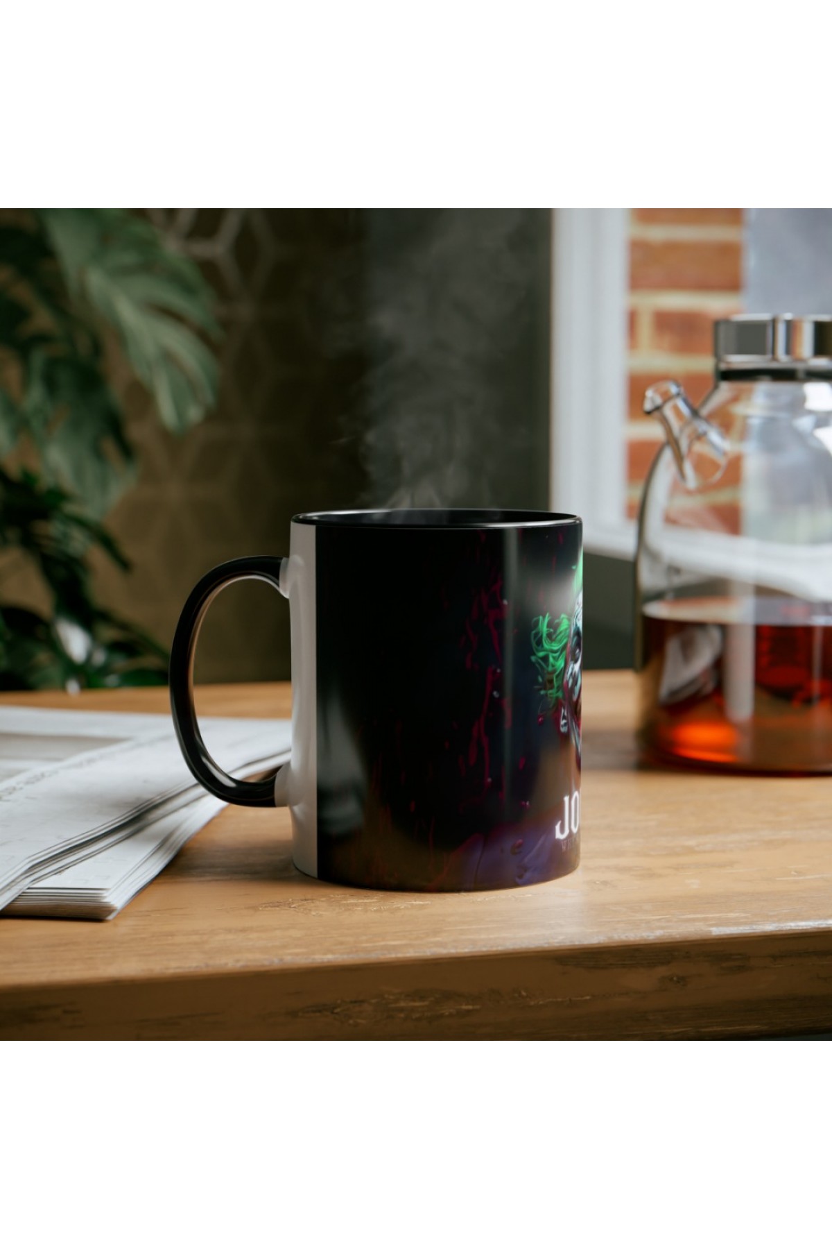 Joker Temalı Özel Tasarım Porselen Kupa