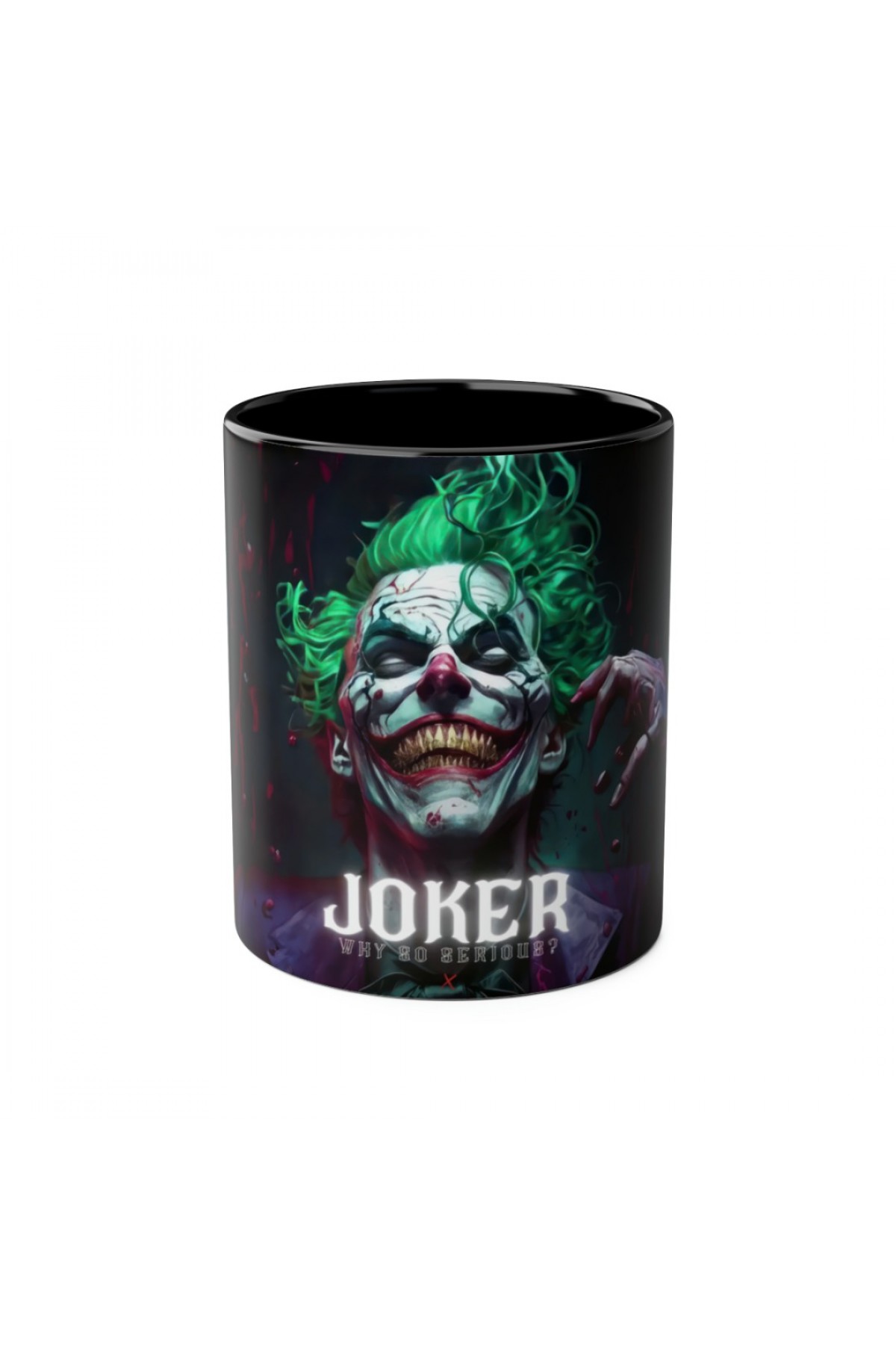 Joker Temalı Özel Tasarım Porselen Kupa