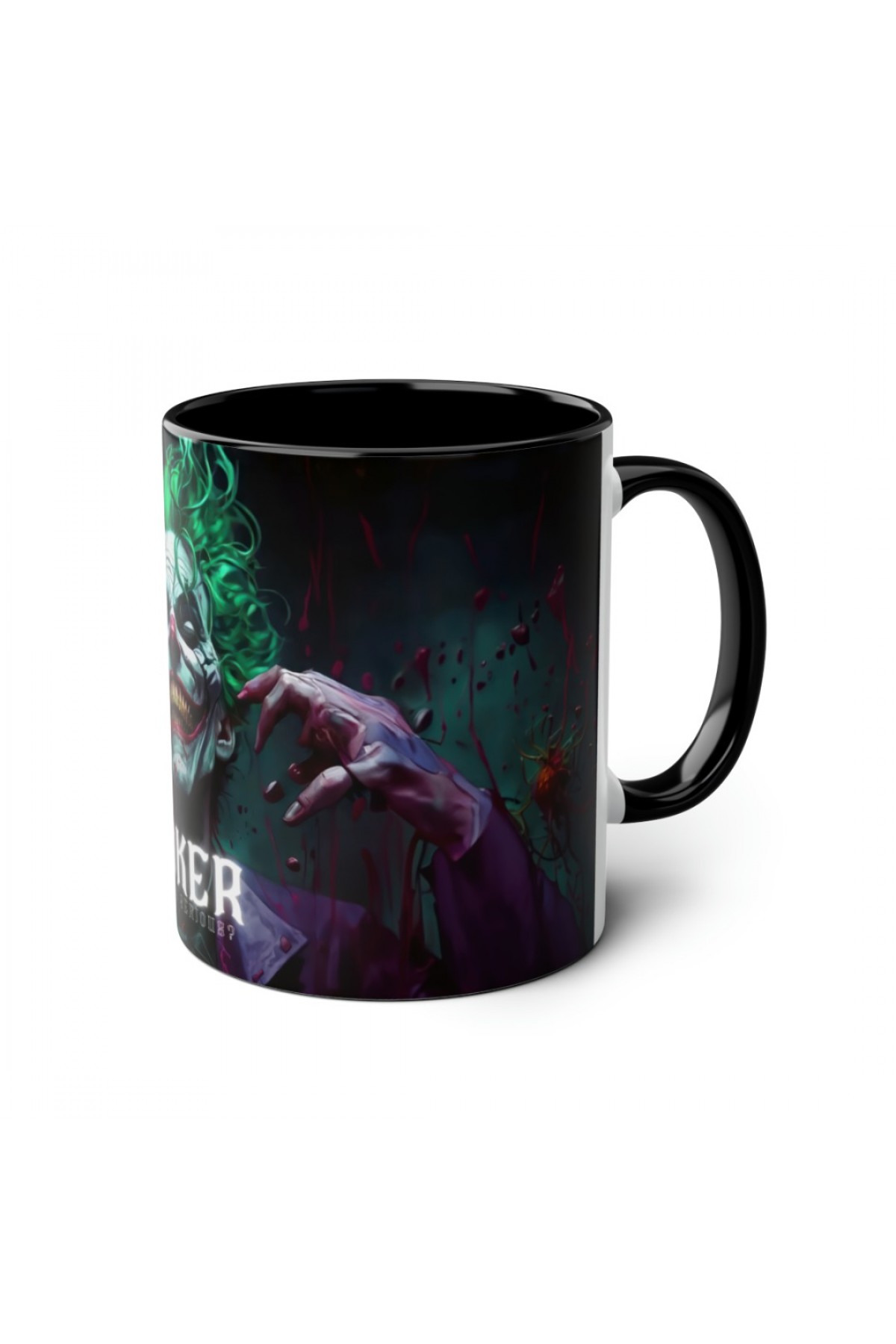 Joker Temalı Özel Tasarım Porselen Kupa