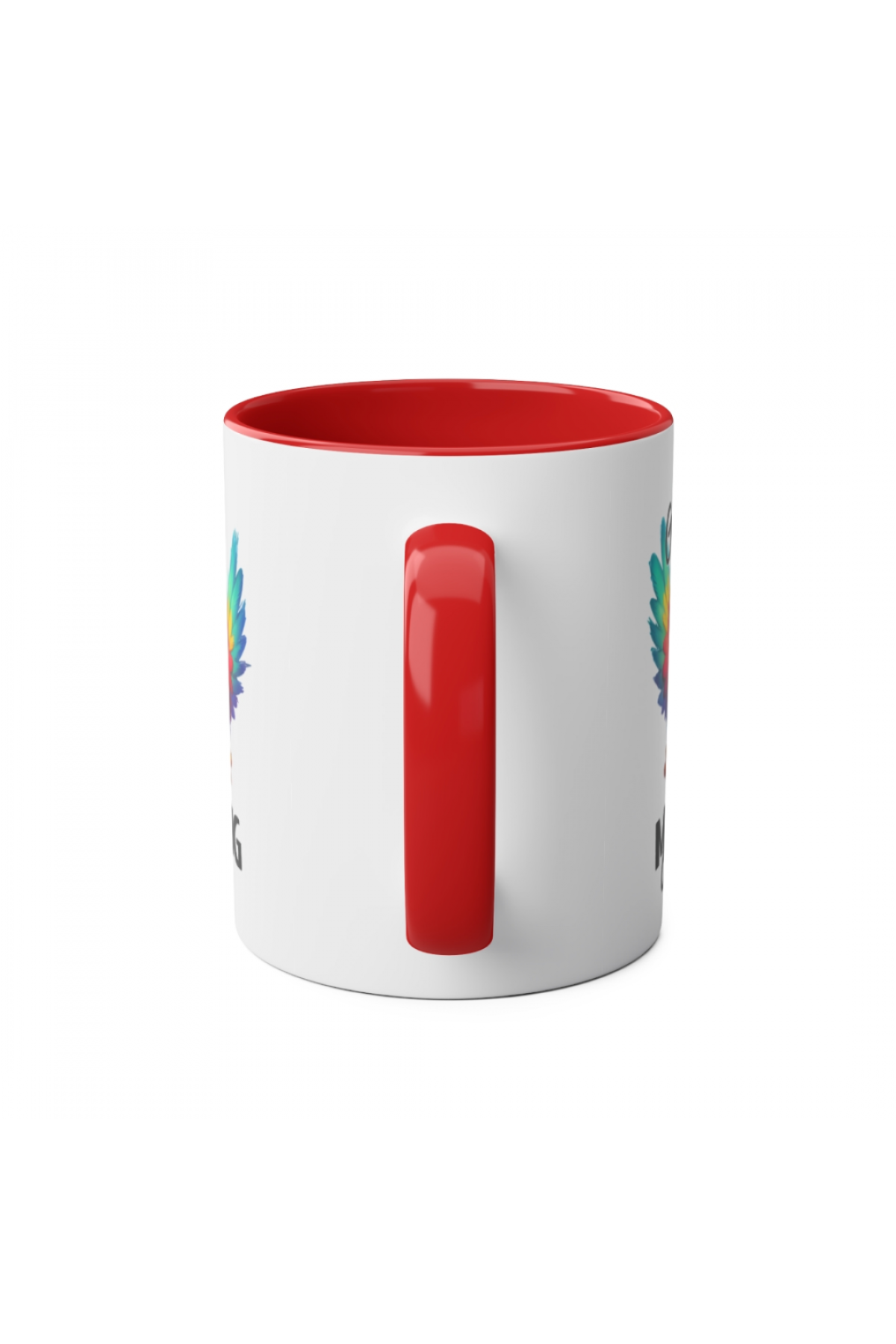 Kahveci Horoz Temalı Kupa – İngilizce Motivasyon Mesajlı Sevimli Tasarım