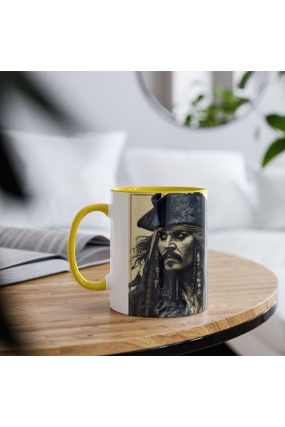 Kara Kuzgun Kaptanı – Efsane Denizci Tasarımlı Kupa