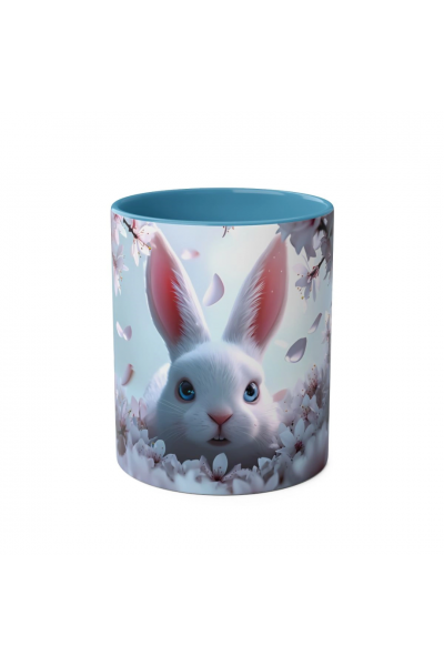 3D Tavşan Tasarımlı Kupa 