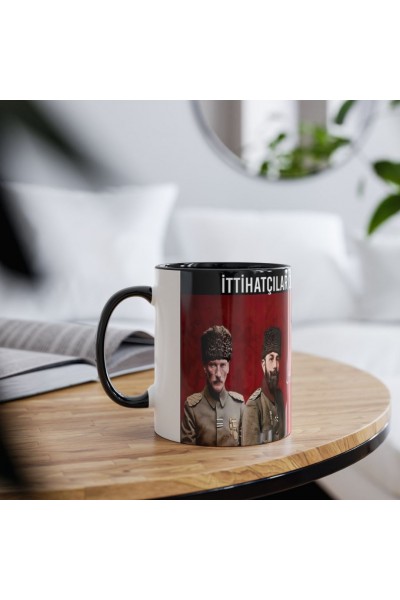 İttihatçılar Ölür İttihatçılık Ölmez Baskılı Kupa – Tarih Temalı Özel Tasarım Kupa Bardak