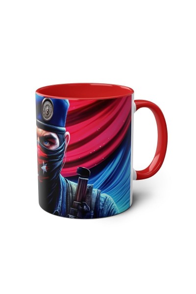 Mavi Bereliler Baskılı Kupa