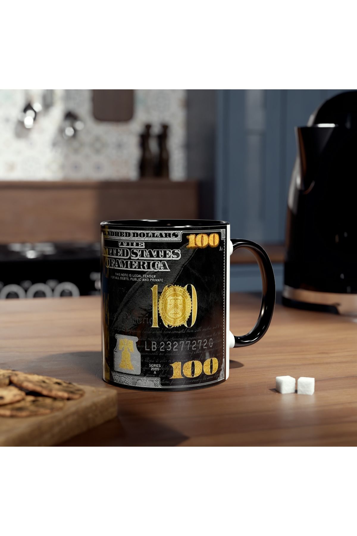 100 Dolar temalı esprili kupa bardak tasarımı – Dublemetre.com