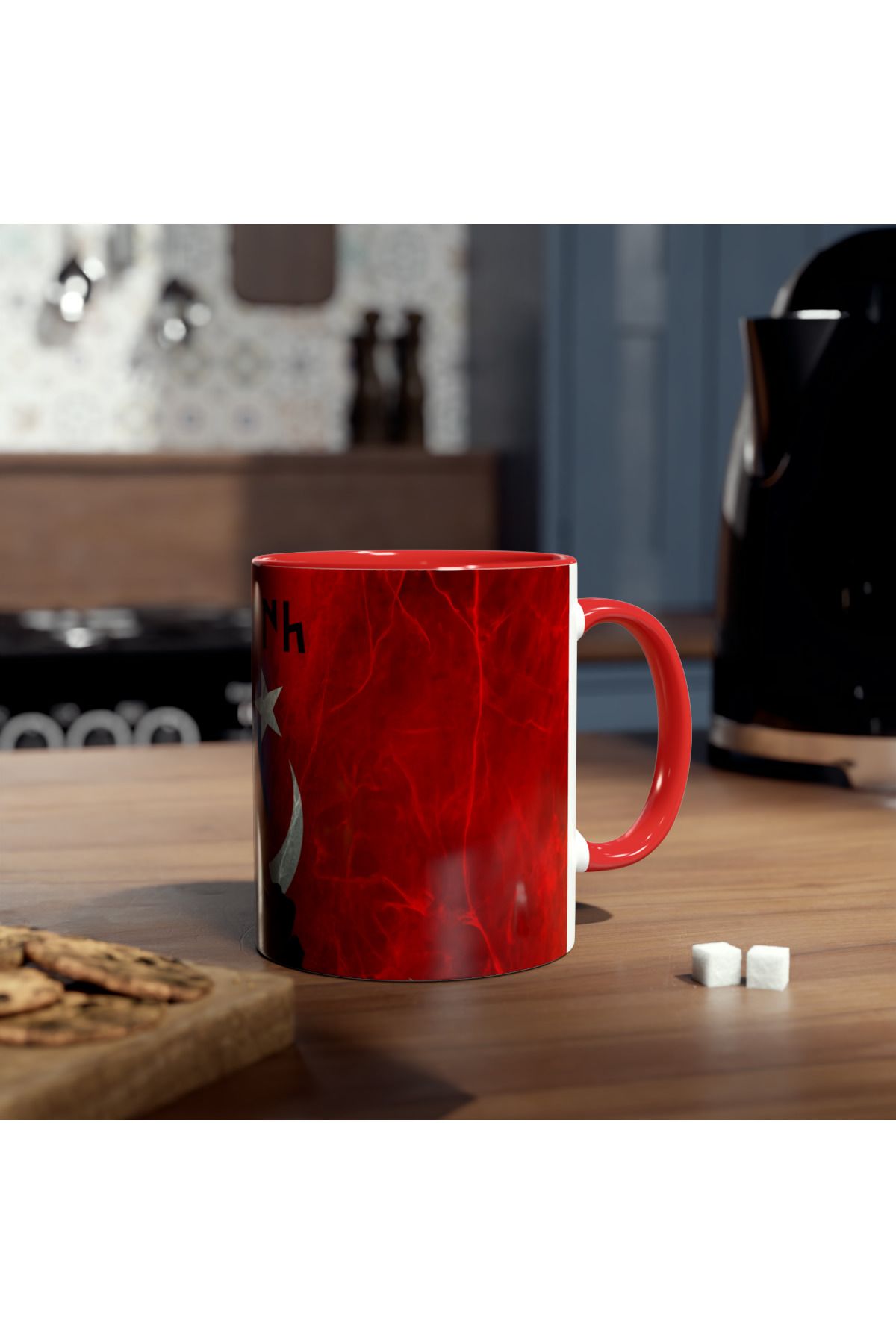 Göktürkçe Türk Yazılı Baskılı Kupa